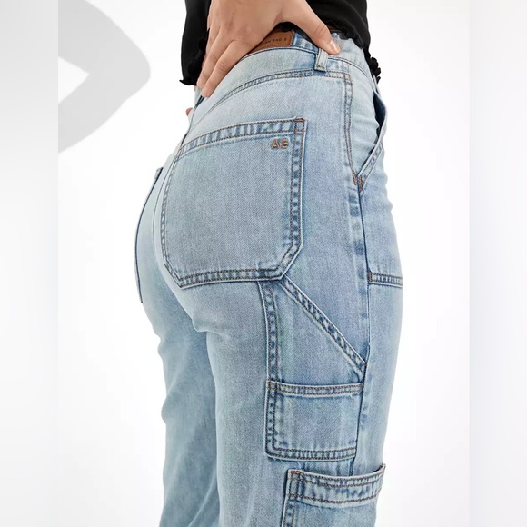 AE High-Waisted Denim Jogger - Picture 3 of 6